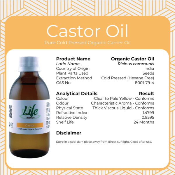 Castor Oil Code 100% Pure Organic Castor Oil | Beauty, Health & Digestive