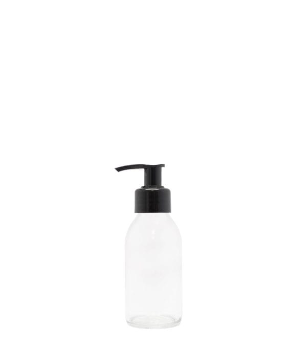 Clear Glass 100ml with Lotion Pump